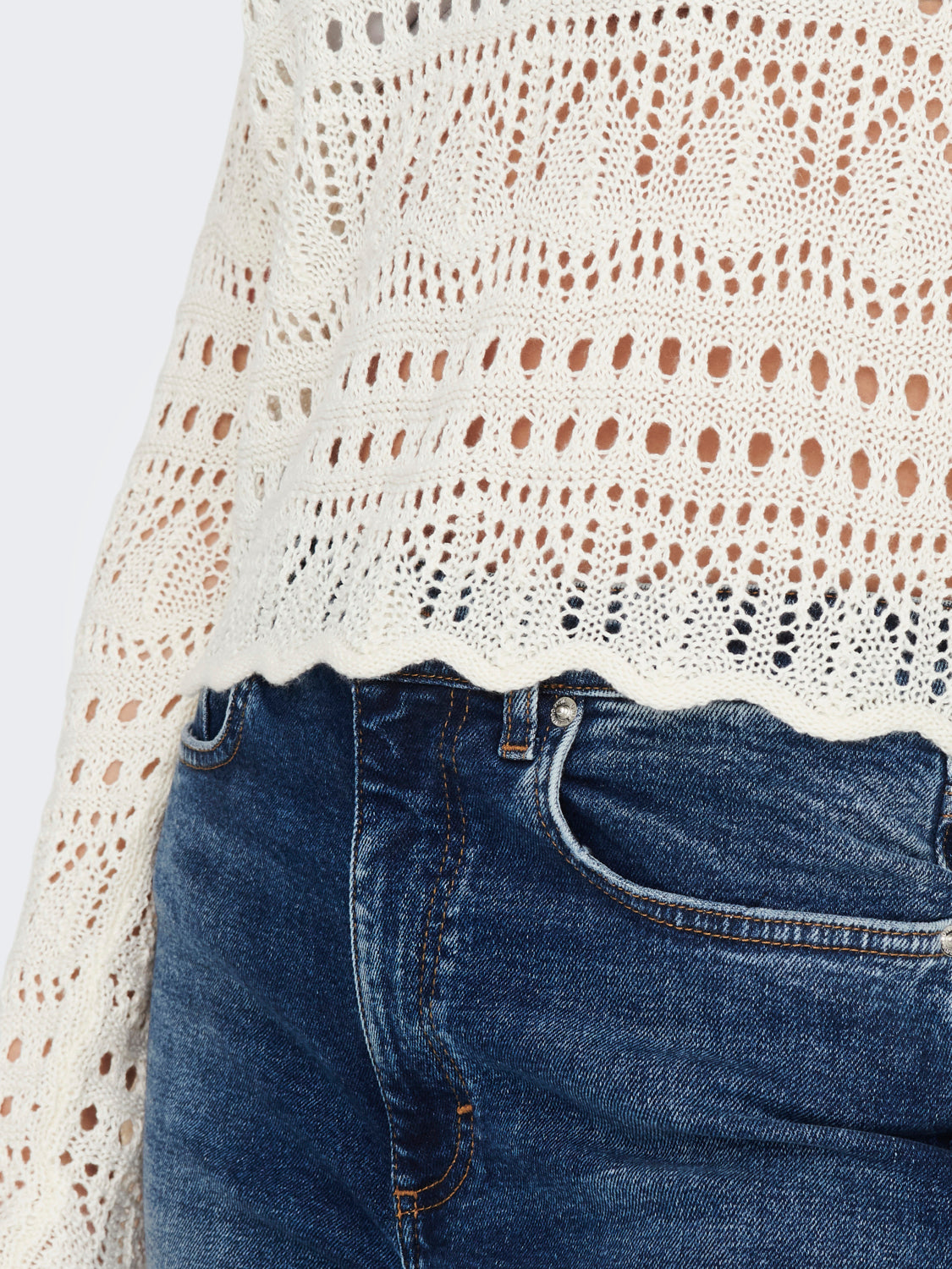 JDYSUN Pullover - Hvit